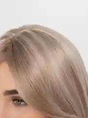 Пудровый парик длинный каскад
