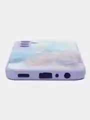 Лавандовый чехол для Samsung Galaxy A24 (Самсунг Галакси А24), пластиковый, глянцевый, под стекло