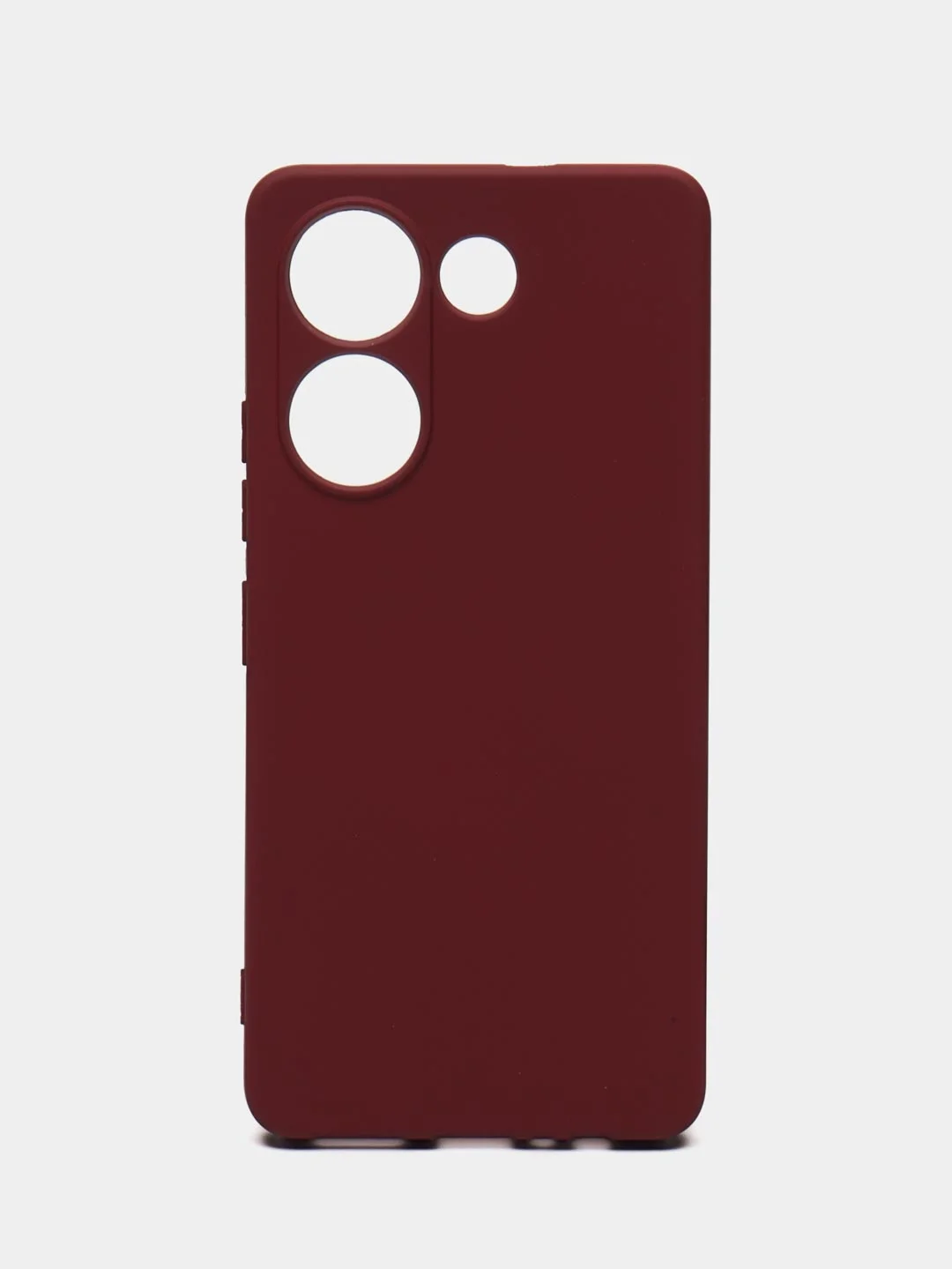 Тёмно-бордовый чехол для Tecno CAMON 20 / 20 PRO 4G (Камон 20 / 20 Про 4 Джи), Silicone Case