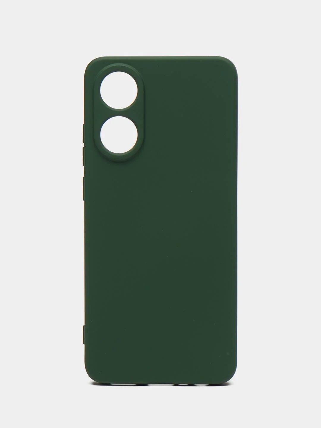 Зеленый чехол для OPPO A78 (Оппо А78) , с мягкой подкладкой
