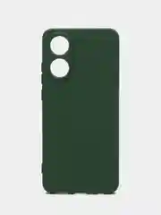 Зеленый чехол для OPPO A78 (Оппо А78) , с мягкой подкладкой