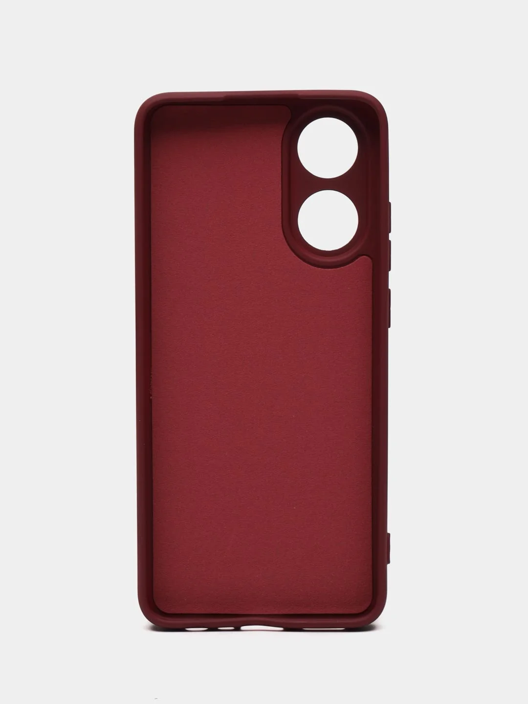 Тёмно-бордовый чехол для OPPO A78 (Оппо А78) , с мягкой подкладкой