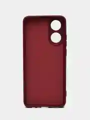 Тёмно-бордовый чехол для OPPO A78 (Оппо А78) , с мягкой подкладкой