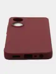 Тёмно-бордовый чехол для OPPO A78 (Оппо А78) , с мягкой подкладкой