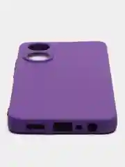 Фиолетовый чехол для OPPO A78 (Оппо А78) , с мягкой подкладкой