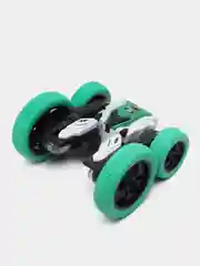 Зеленый машинка-перевертыш 360 Stunt Car, радиоуправляемая