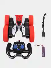 Красный машинка-перевертыш 360 Stunt Car, радиоуправляемая