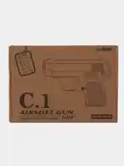 Металлический пистолет "Airsoft Gun" C.1 Colt mini, на пульках