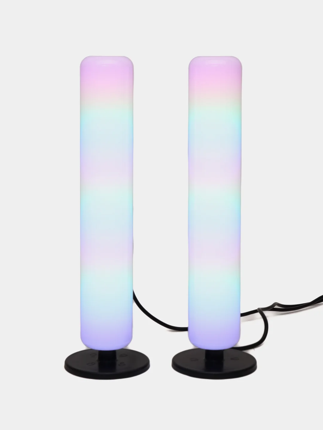 Черный rgb-светильник, неоновая лампа, светодиодный, настольная лампа, Bluetooth