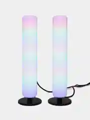 Черный rgb-светильник, неоновая лампа, светодиодный, настольная лампа, Bluetooth