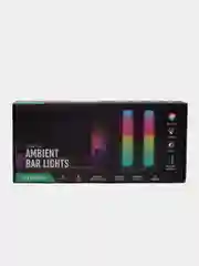 Черный rgb-светильник, неоновая лампа, светодиодный, настольная лампа, Bluetooth