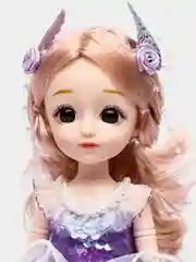 Лавандовый набор шарнирная кукла аниме / набор 6 кукол аниме / кукла лол / кукла леди баг