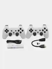 Белый игровая приставка Game Box m10 64GB, смарт-консоль Emuelec 4.3, 4K TV, HD, 10к игр