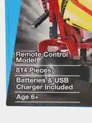 Радиоуправляемый конструктор бетономешалка / кран Cada Technics 2 в 1 - C51014W