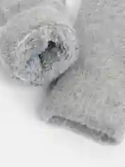 Серый меланж варежки женские теплые / варежки с мехом внутри