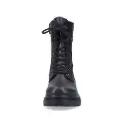 Черный ботинки зимние женские Rieker, из натуральной кожи
