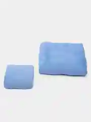Голубой полотенце банное, из микрофибры