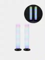 Черный rgb-светильник, неоновая лампа, светодиодный, настольная лампа, Bluetooth