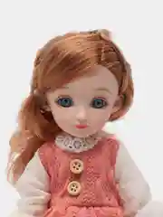 Конфетный интерактивная говорящая кукла 28 см "Моника", ТМ Miss Kapriz, шарнирная
