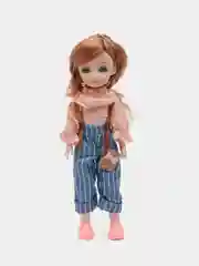 Кремовый интерактивная говорящая кукла 28 см "Моника", ТМ Miss Kapriz, шарнирная
