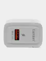 Сетевое зарядное устройство с разъёмом USB, мощностью 18W EU35 Earldom