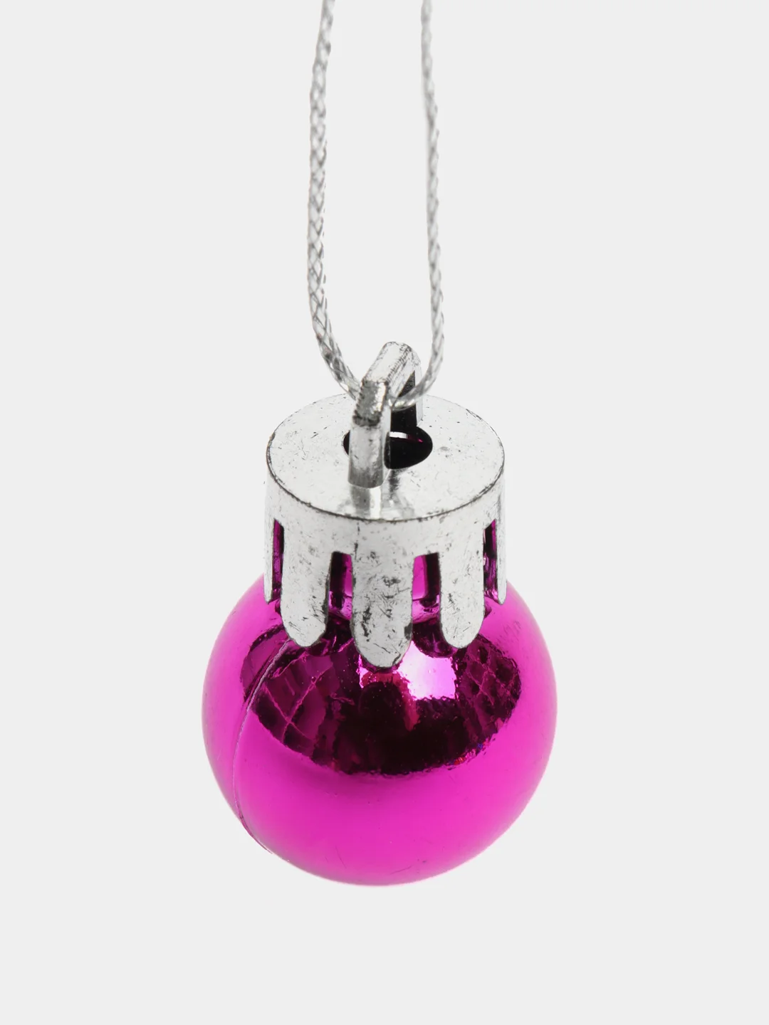 Елочные игрушки / новогодние игрушки, шарики, диаметр 2 см, 24 шт