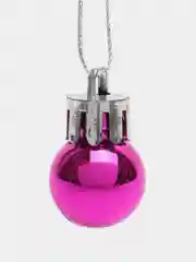 Елочные игрушки / новогодние игрушки, шарики, диаметр 2 см, 24 шт