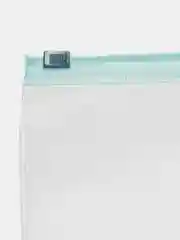 Голубой пакет косметичка с замком ZIP-LOCK для хранения вещей, дорожных флаконов и бутылочек