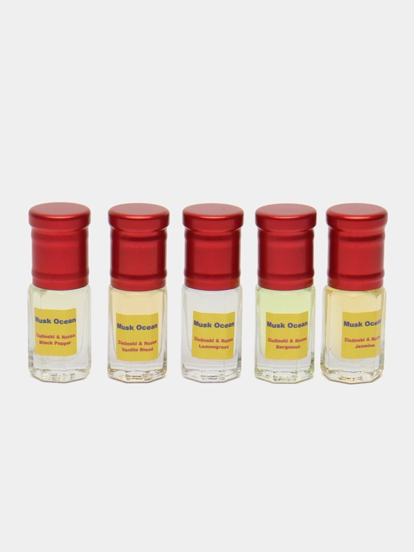 Набор масляных духов по мотивам Lemongrass/Vanilla Blend/Bergamot/Black Pepper/Jasmine