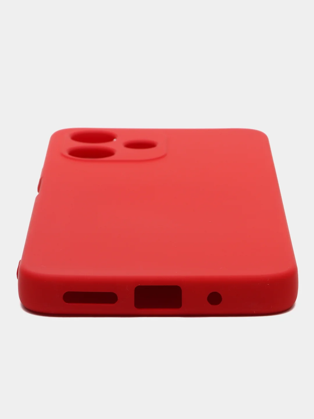 Багровый чехол для Xiaomi Redmi 12 5G (Сяоми Редми 12), с мягкой подкладкой