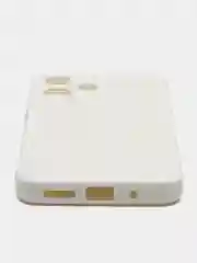 Белый чехол для Xiaomi Redmi 12 5G (Сяоми Редми 12), с мягкой подкладкой