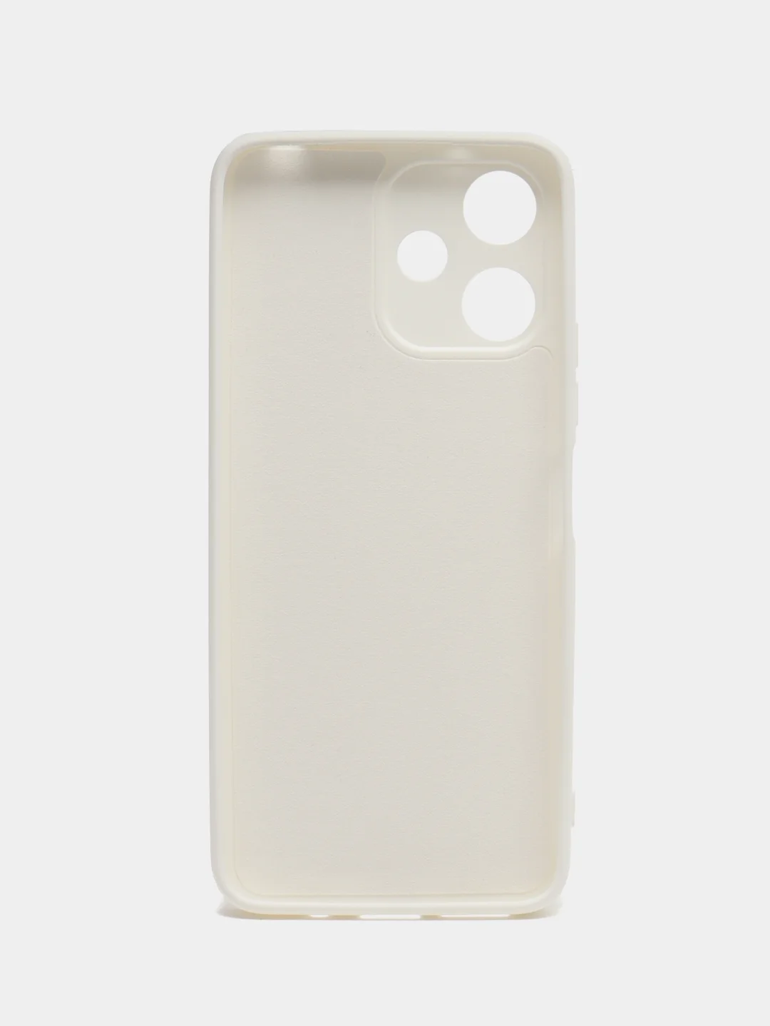 Белый чехол для Xiaomi Redmi 12 5G (Сяоми Редми 12), с мягкой подкладкой