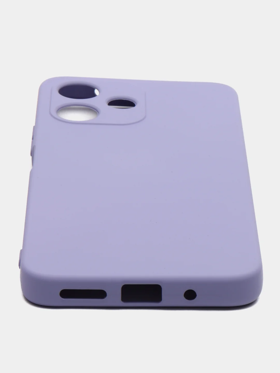Лавандовый чехол для Xiaomi Redmi 12 5G (Сяоми Редми 12), с мягкой подкладкой