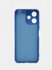 Синий чехол для Xiaomi Redmi 12 5G (Сяоми Редми 12), с мягкой подкладкой