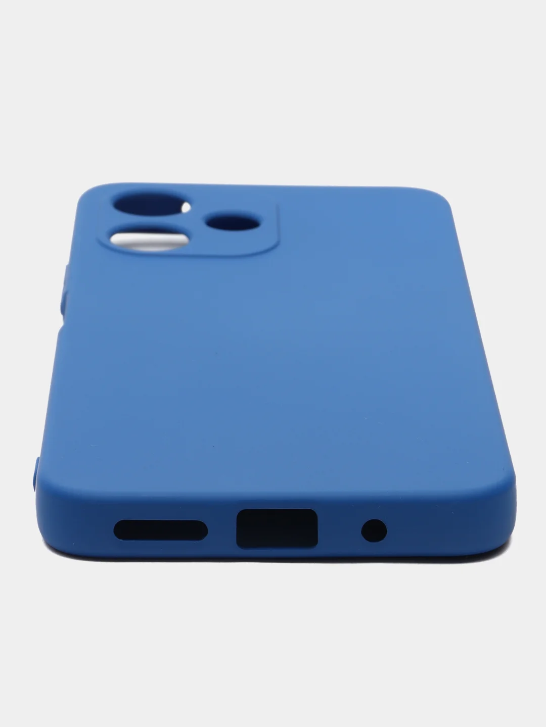 Синий чехол для Xiaomi Redmi 12 5G (Сяоми Редми 12), с мягкой подкладкой