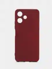 Тёмно-бордовый чехол для Xiaomi Redmi 12 5G (Сяоми Редми 12), с мягкой подкладкой
