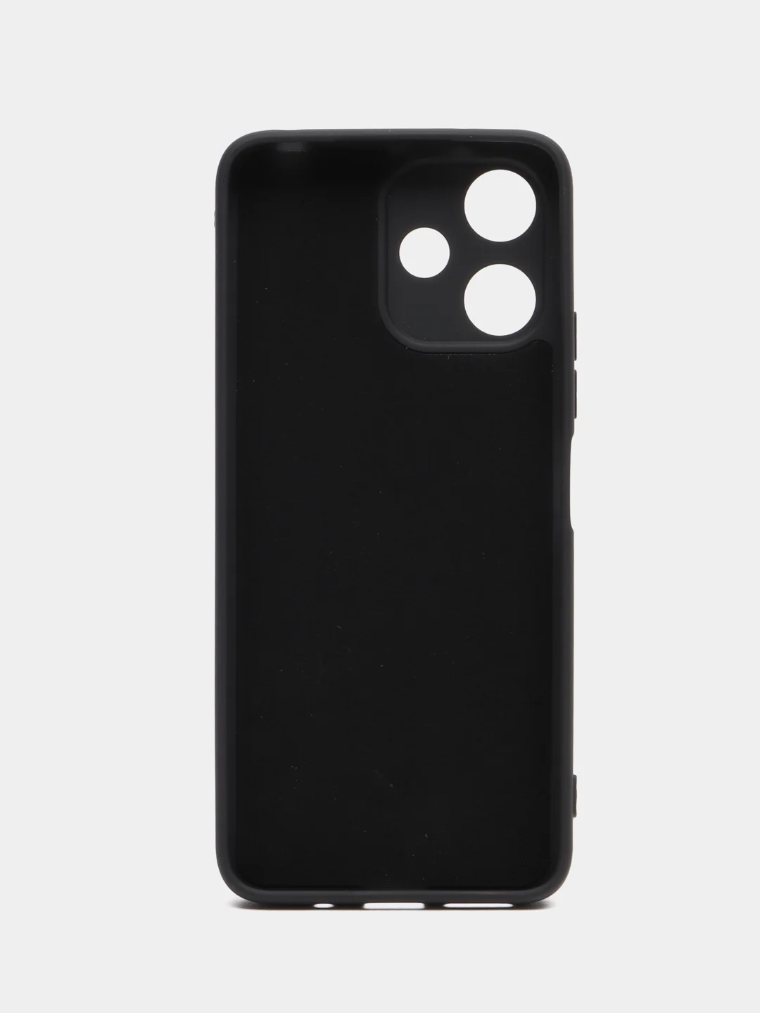 Черный чехол для Xiaomi Redmi 12 5G (Сяоми Редми 12), с мягкой подкладкой