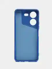 Синий чехол для Tecno Pova 5 (Техно Пова 5), с мягкой подкладкой
