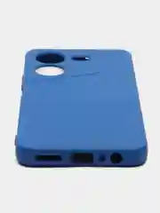 Синий чехол для Tecno Pova 5 (Техно Пова 5), с мягкой подкладкой