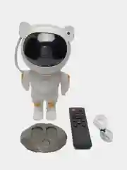 Белый ночник звездное небо Лазерный проектор звездное небо "Космонавт"