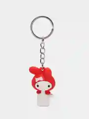 Багровый брелок My Melody, Kuromi, Sinnamoroll