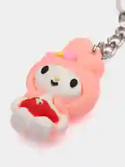 Пастельно-коралловый брелок My Melody, Kuromi, Sinnamoroll