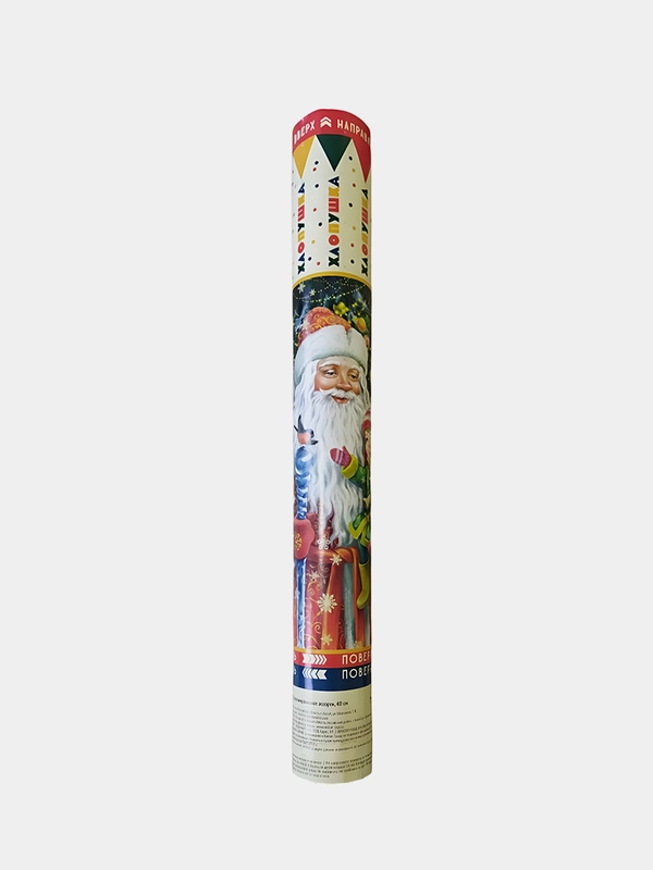 Хлопушка праздничная, новогодняя, 40 см