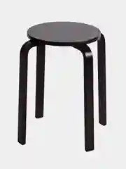 Черный табурет Tubro