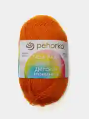 Оранжевый пряжа "Пехорка" Детская новинка