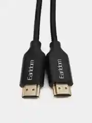 Кабель Earldom ET-W26 HDMI(M) - HDMI(M), тканевая оплетка, 2 м, черный