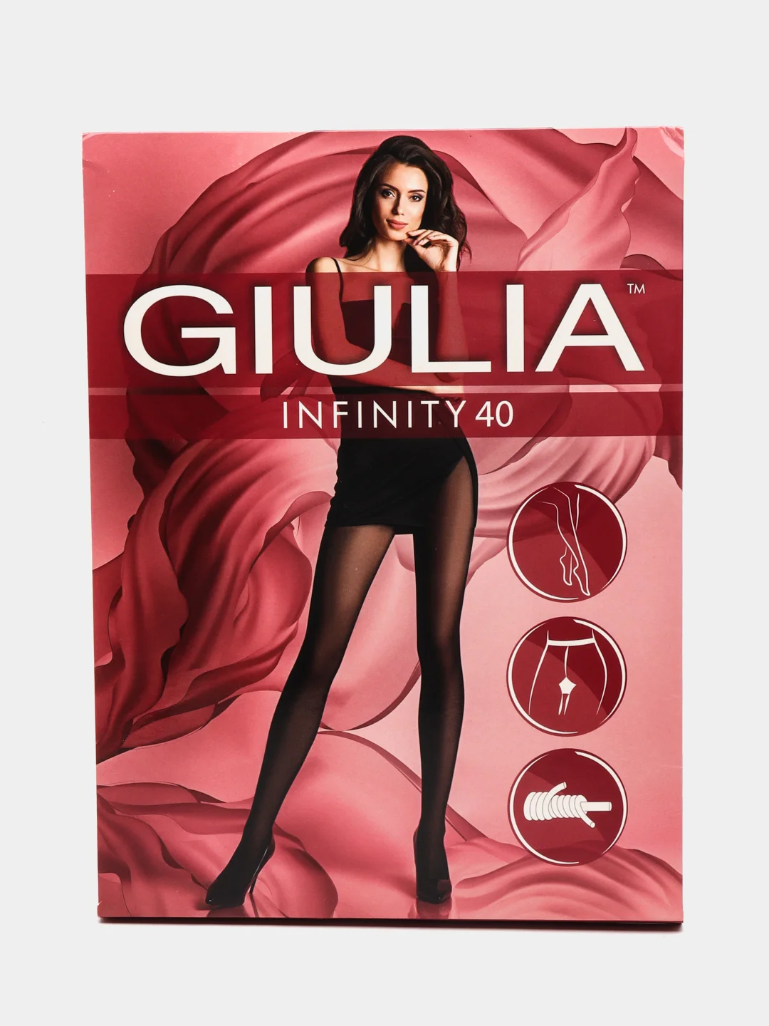Белый колготки Giulia Infinity 40 Comfort