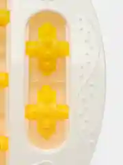 Белый массажер для 2 ступней