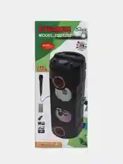 Голубой колонка портативная ZQS, 10 видов , беспроводная, Bluetooth, с микрофоном