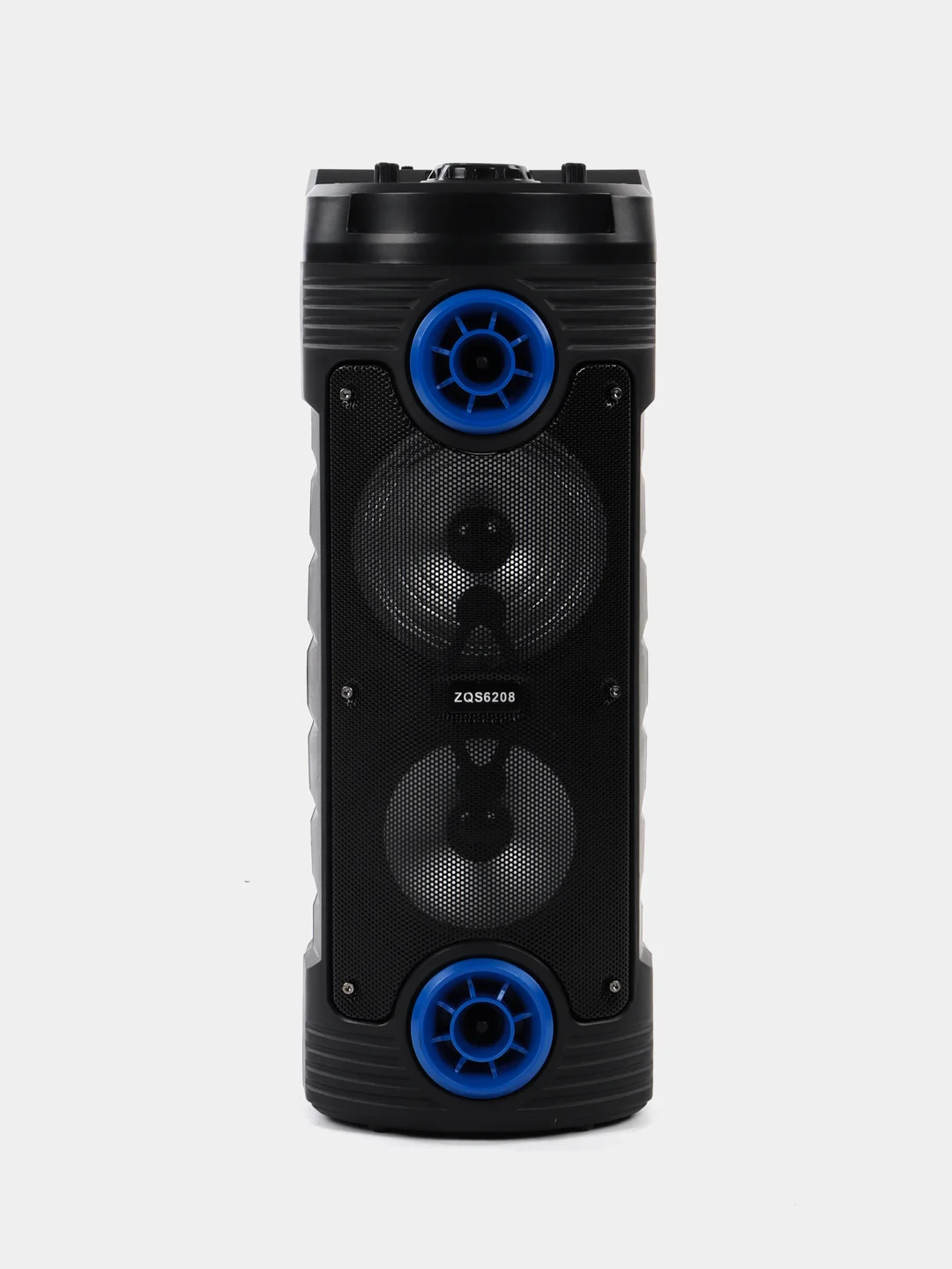 Голубой колонка портативная ZQS, 10 видов , беспроводная, Bluetooth, с микрофоном